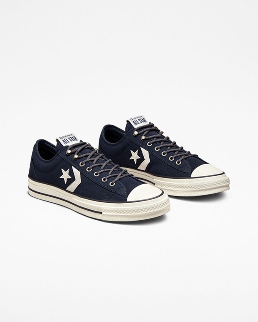 Tenisi Barbati Converse Star Player 76 Retro Hike Obsidienne Negrii | RO D13XSO013